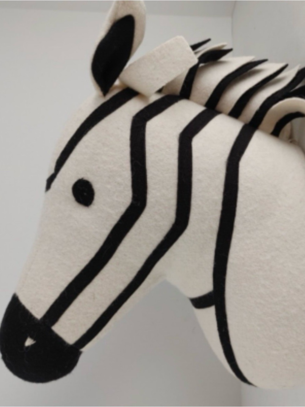 Pillowfort Black and White Zebra Wall Plush